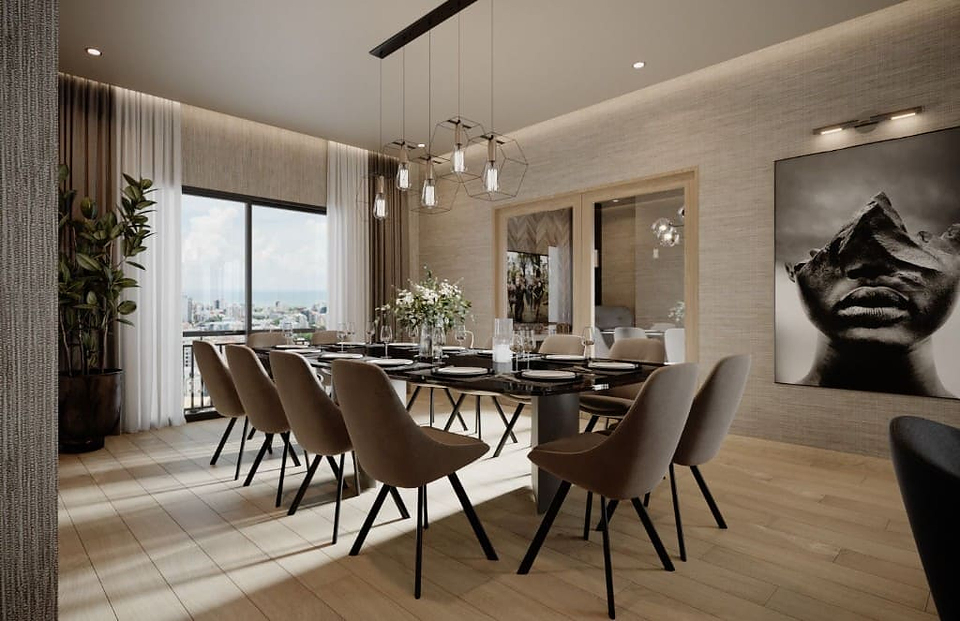 Caribbean View — comedor