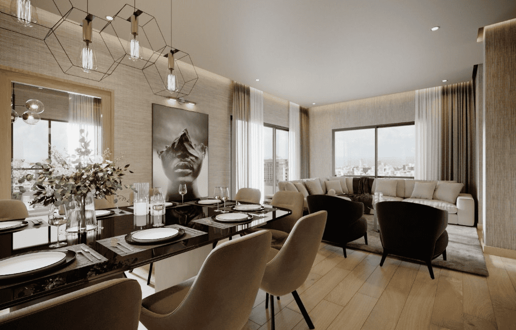 Interior residencial contemporaneo